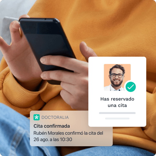 Muestra su disponibilidad y permita que los pacientes reserven online su cita en tu clínica
